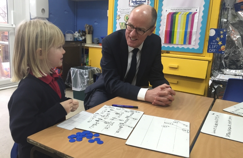 Nick Gibb at St Lawrence School
