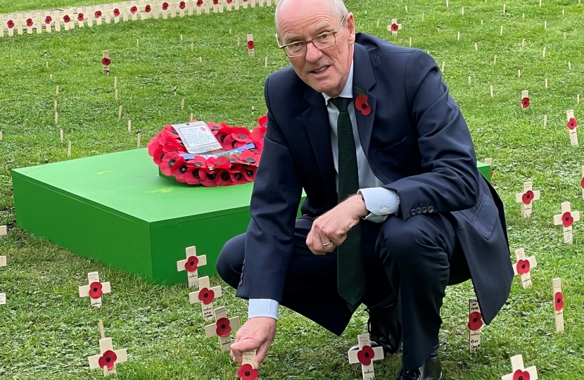 Nick Gibb at Garden of Remembrance