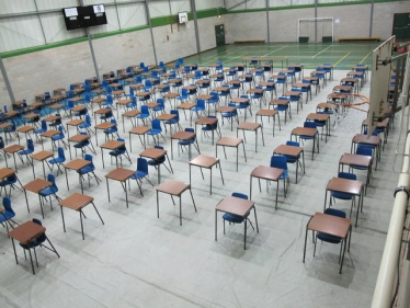 Exam desks