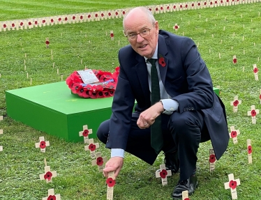 Nick Gibb at Garden of Remembrance